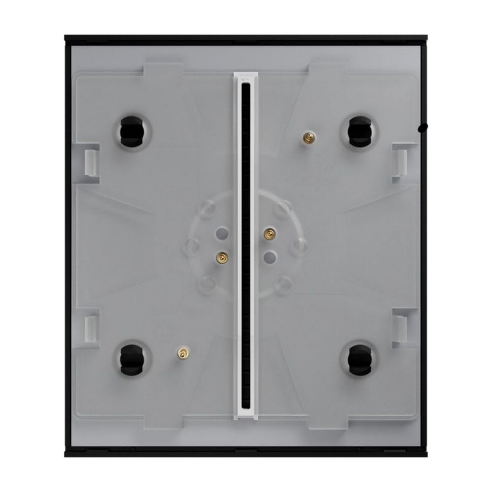 Кнопка вимикача Ajax CenterButton (1-gang/2-way) чорний (black)
