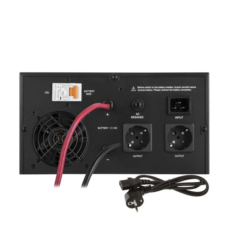 Джерело безперебійного живлення LogicPower з правильною синусоїдою 12V LPE-B-PSW-1500VA+ (1000Вт) 1-40A