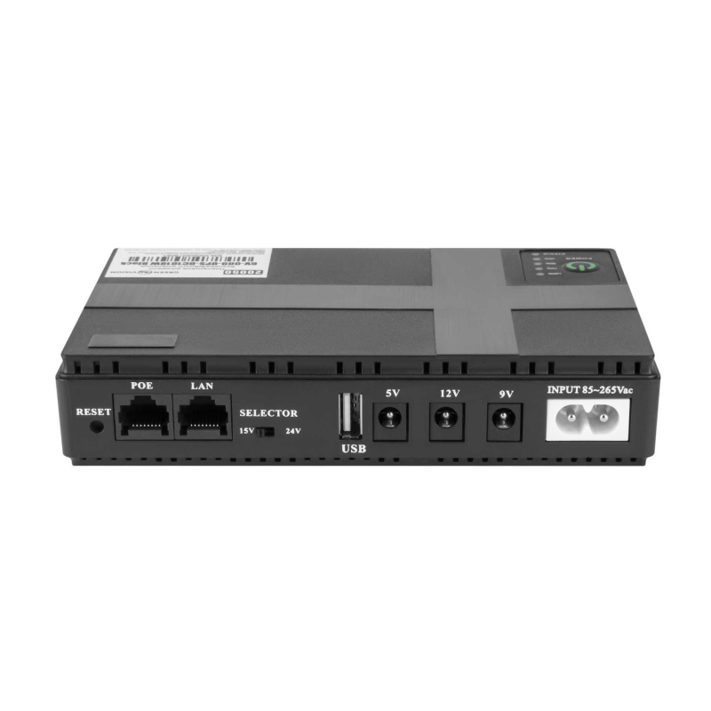 Джерело безперебійного живлення Green Vision GV-009-UPS-DC1018W Black
