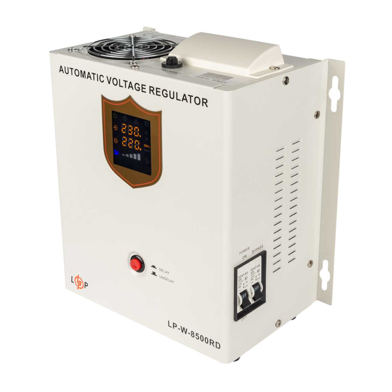 Стабілізатор LogicPower напруги LP-W-8500RD (5100Вт / 7 ступ)