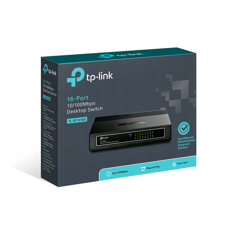 Некерований комутатор TP-Link TL-SF1016D