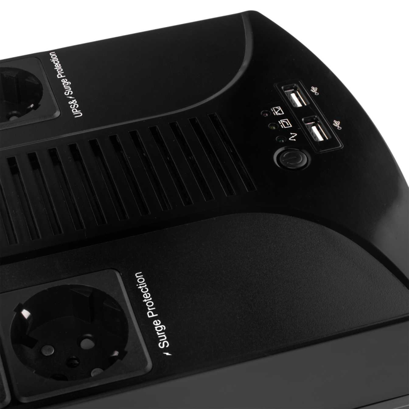 Джерело безперебійного живлення LogicPower LP 850VA-6PS (595Вт)