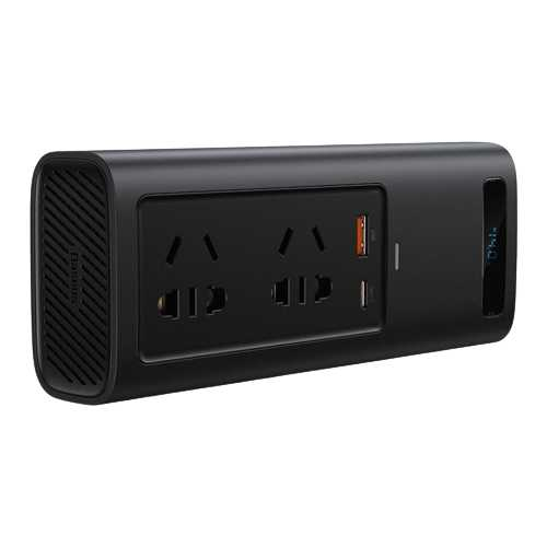 Інвертор Baseus In-car 150W 220V EU Чорний (CRNBQ-A01)
