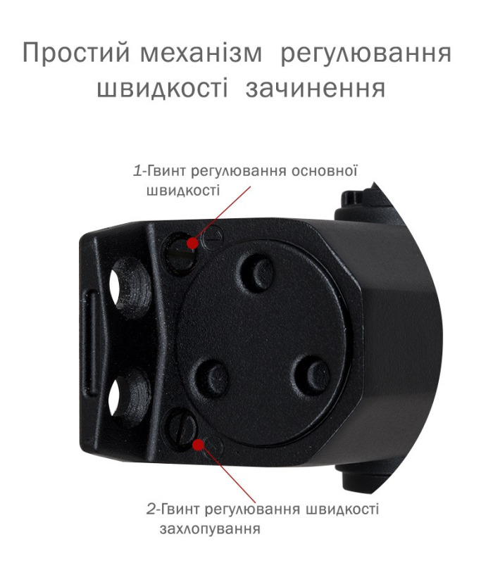 Дотягувач дверей RYOBI *9900 9903 (Чорний)