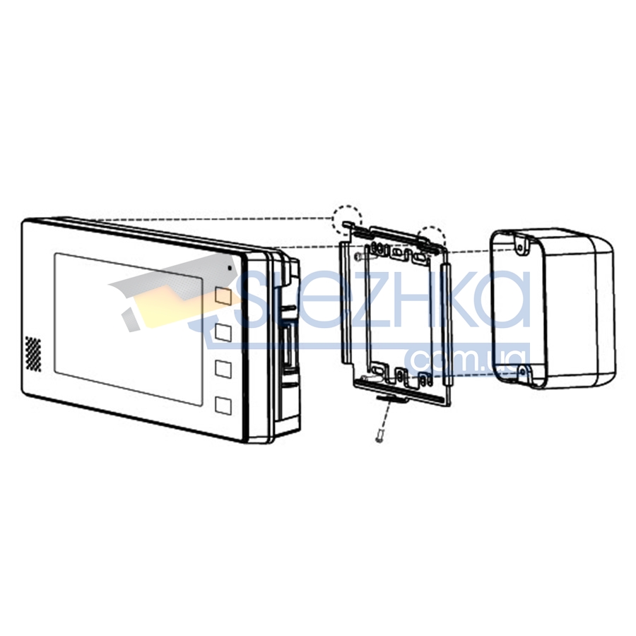 Домофон Kocom KCV-504 W