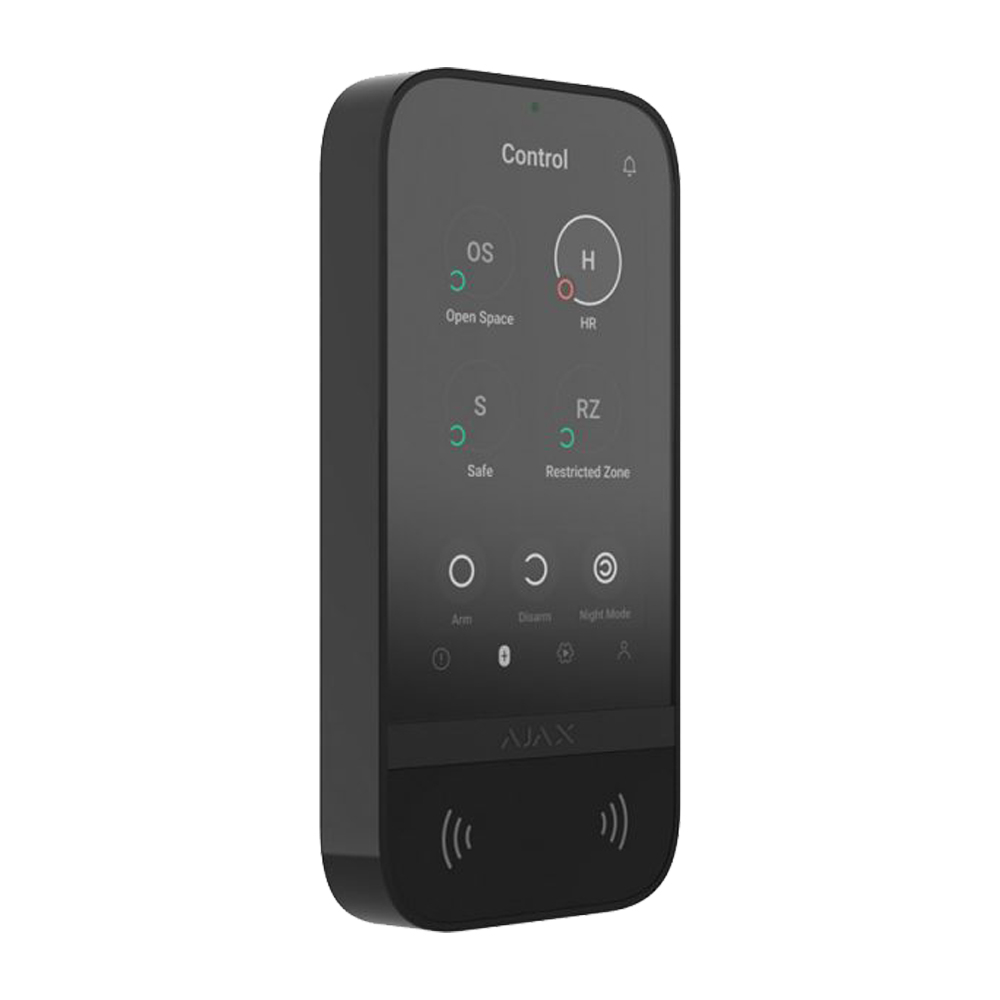 Клавіатура Ajax KeyPad TouchScreen чорна (black)
