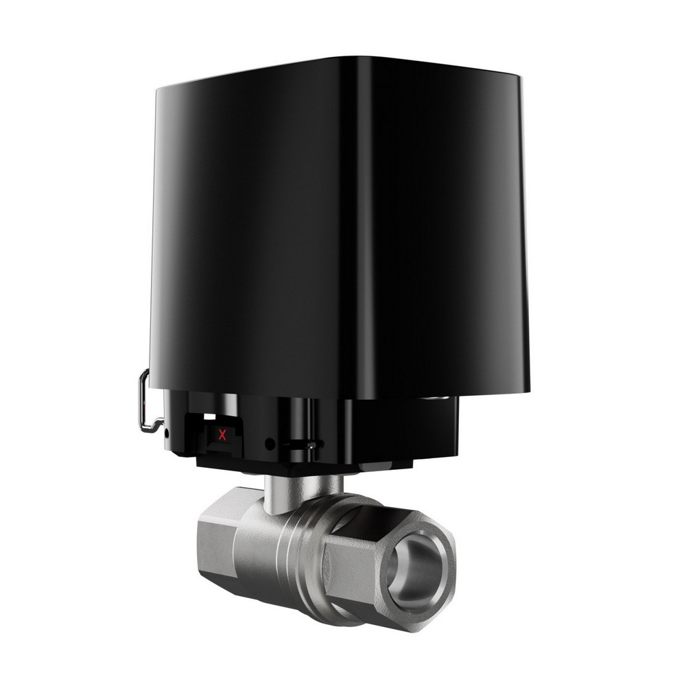 Кран з електроприводом Ajax WaterStop [1] чорний (black)