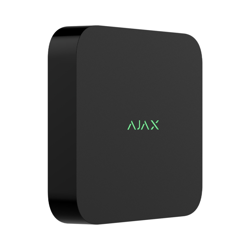 Ip відеореєстратор Ajax NVR black 8-канальний
