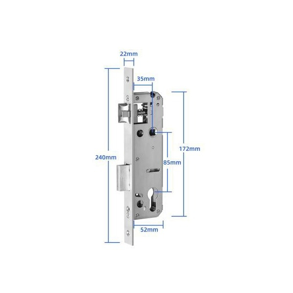Замок Seven Lock SL-7762BF black