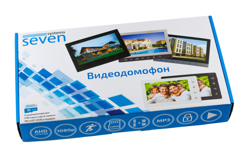Відеодомофон SEVEN Systems DP–7575 FHD IPS white