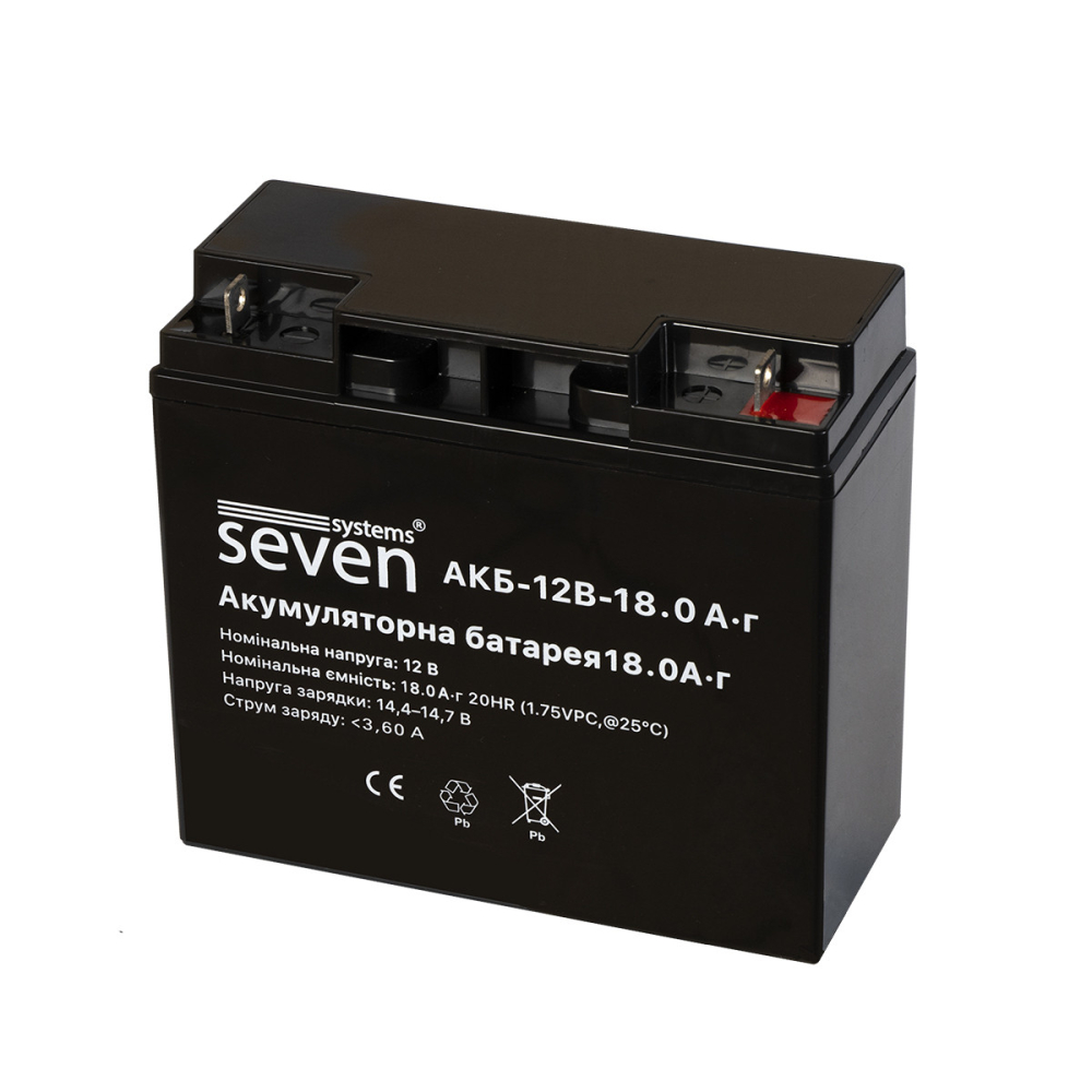 Акумулятор SEVEN Systems 12В/18Ач
