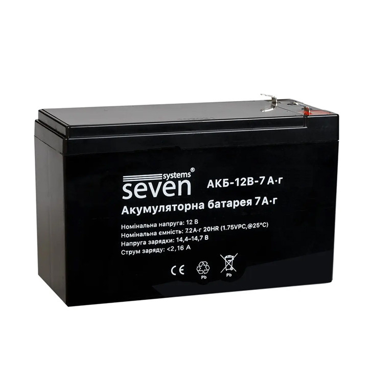 Акумулятор SEVEN Systems 12В/7Ач