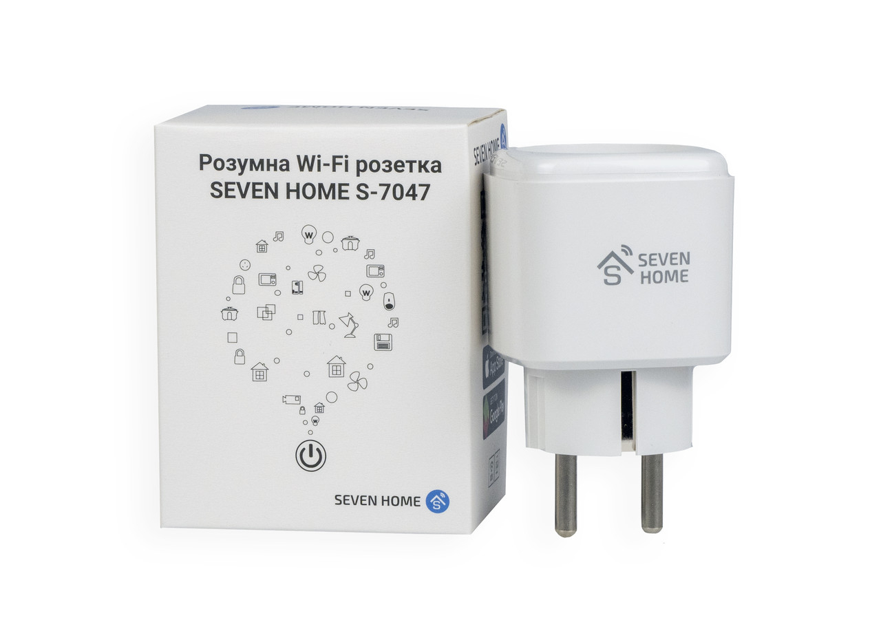 Розумна розетка SEVEN Systems HOME S-7047