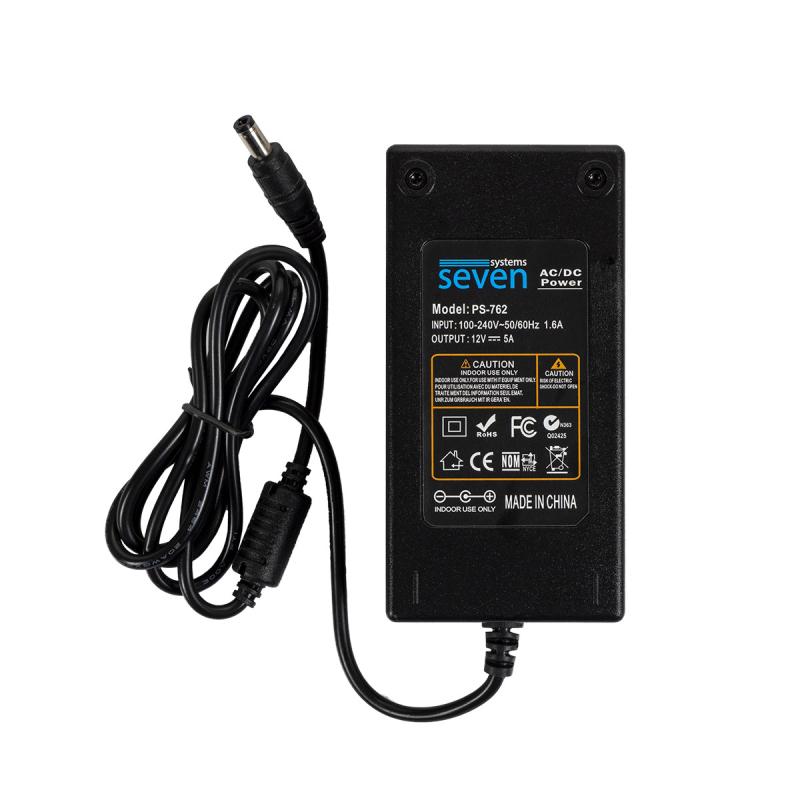Імпульсний блок живлення SEVEN Systems 12В/5А PS-762