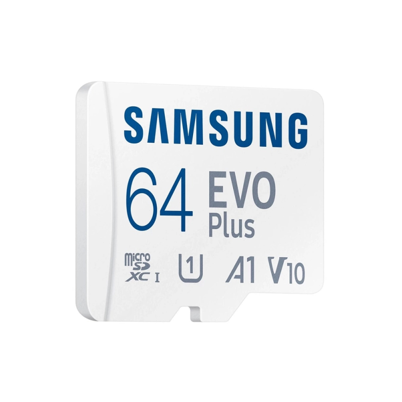 Карта памяті Samsung Evo Plus microSDXC 64GB UHS-I U1 V10 A1 + SD (MB-MC64KA/EU)