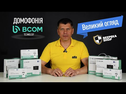 Виклична панель BCOM BT-400FHD/T Black з підтримкою Tuya Smart