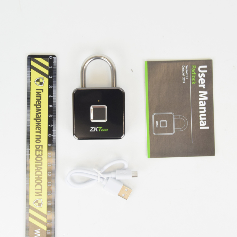 Замок ZKTeco Padlock зі сканером відбитку пальця
