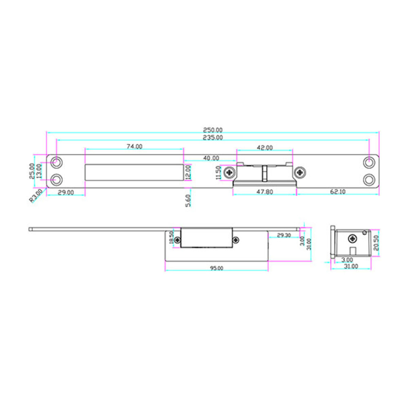 Електрозащіпка Yli Electronic YS-132NO (power open)