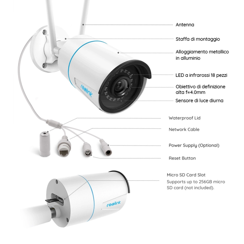 IP відеокамера Reolink RLC-510WA