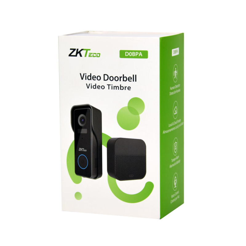Виклична ІР панель ZKTeco 2 Мп D0BPA Wi-Fi Door Bell