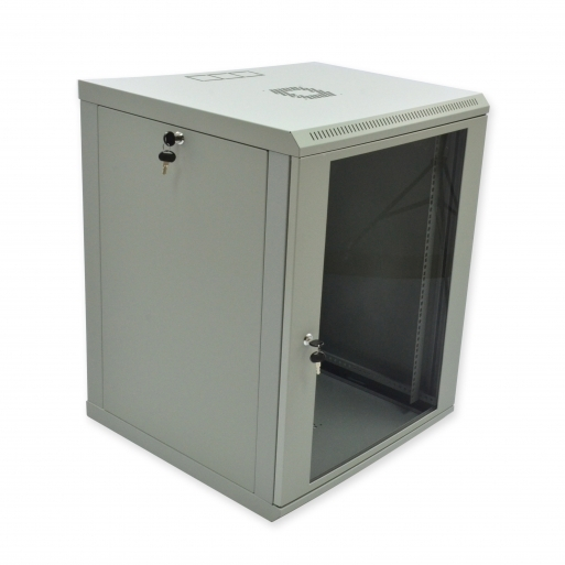 Шафа CMS 15U, 600х600х773 мм (Ш * Г * В), економ, акрилове скло, сіра (UA-MGSWL156G)