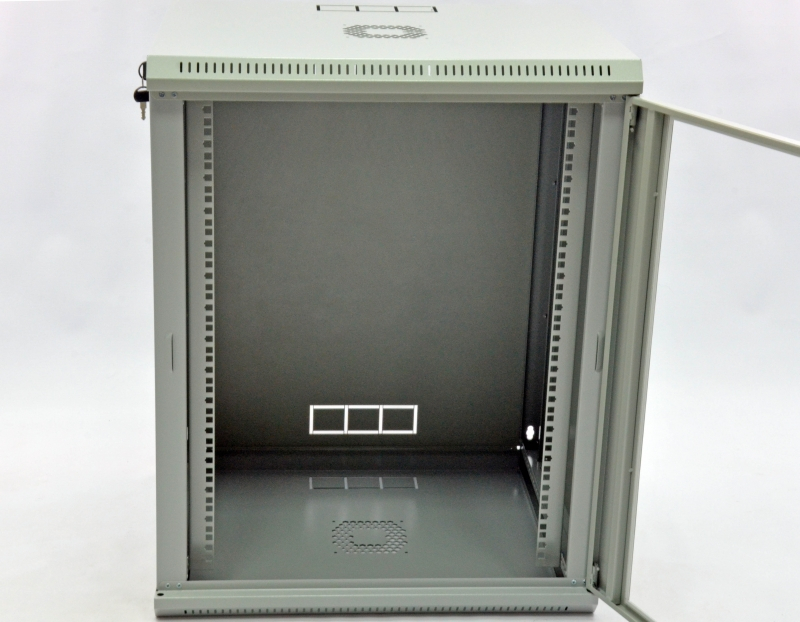 Шафа CMS 15U, 600х600х773 мм (Ш * Г * В), економ, акрилове скло, сіра (UA-MGSWL156G)