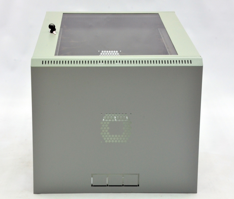Шафа CMS 15U, 600х600х773 мм (Ш * Г * В), економ, акрилове скло, сіра (UA-MGSWL156G)