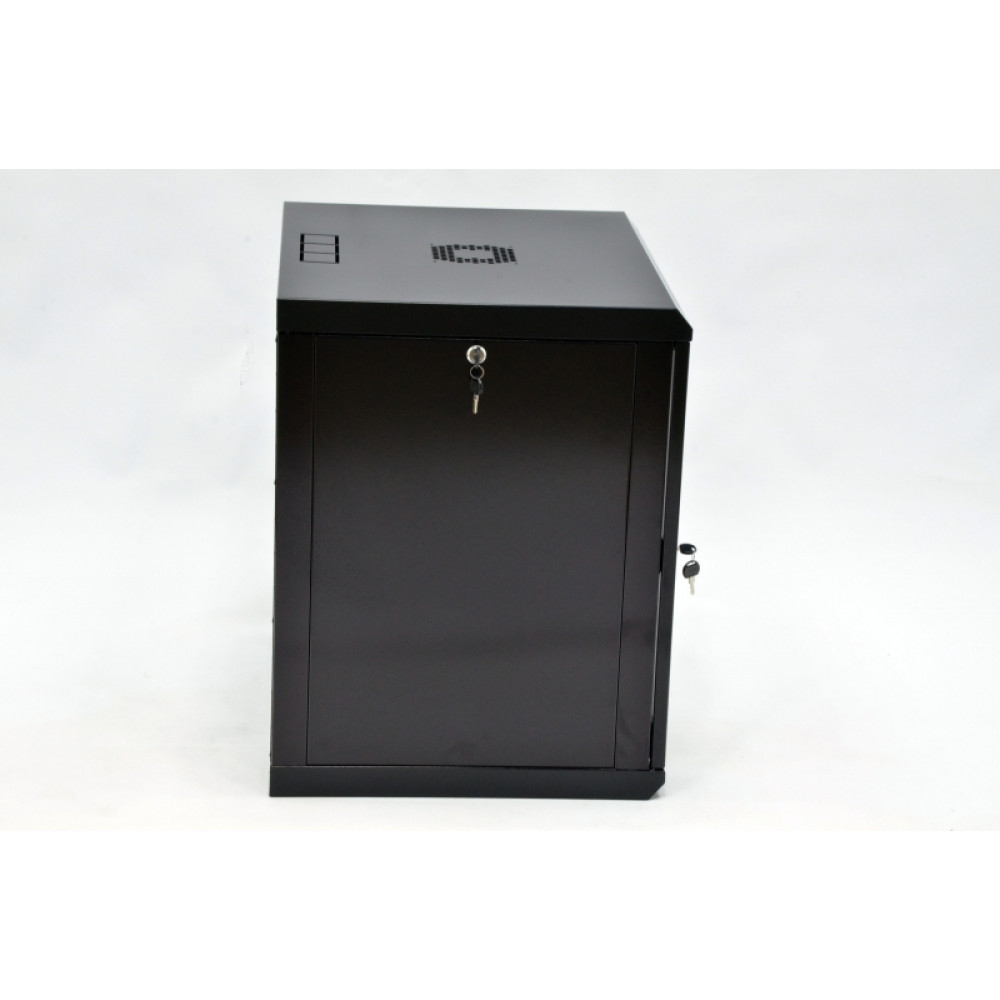 Шафа CMS 12U, 600х500х640 мм (Ш * Г * В), економ, акрилове скло, чорний. (UA-MGSWL125B)