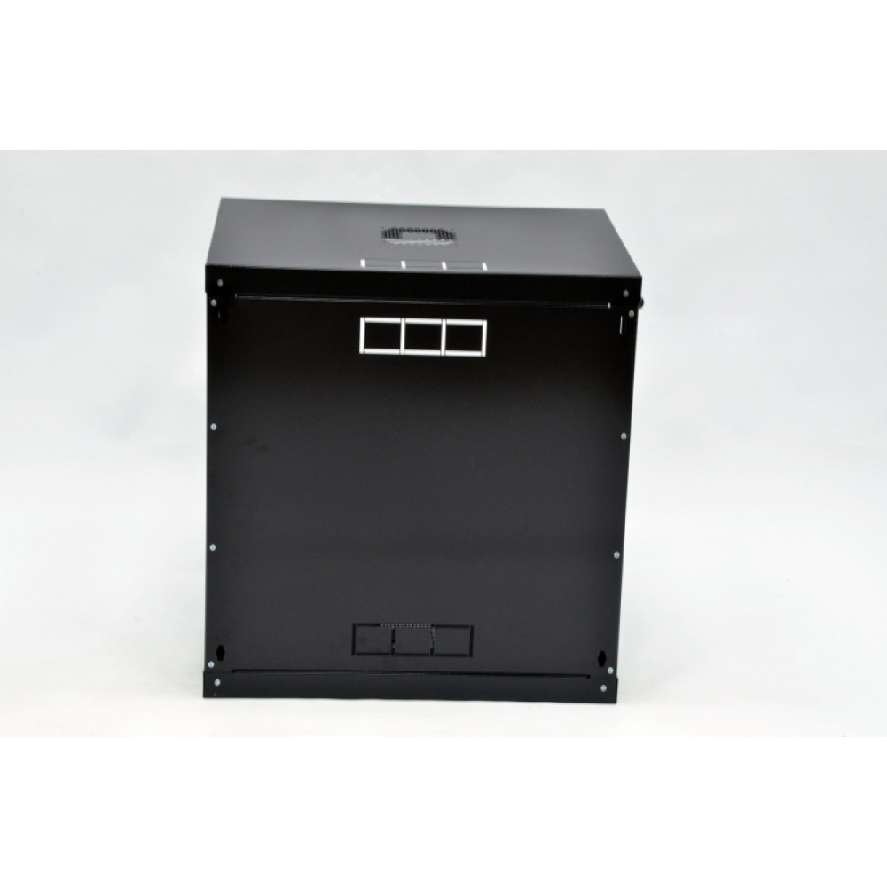 Шафа CMS 12U, 600х500х640 мм (Ш * Г * В), економ, акрилове скло, чорний. (UA-MGSWL125B)
