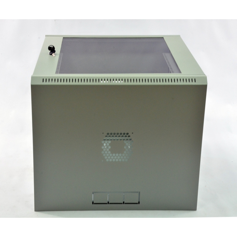 Шафа CMS 12U, 600х500х640 мм (Ш * Г * В), економ, акрилове скло, сіра (UA-MGSWL125G)