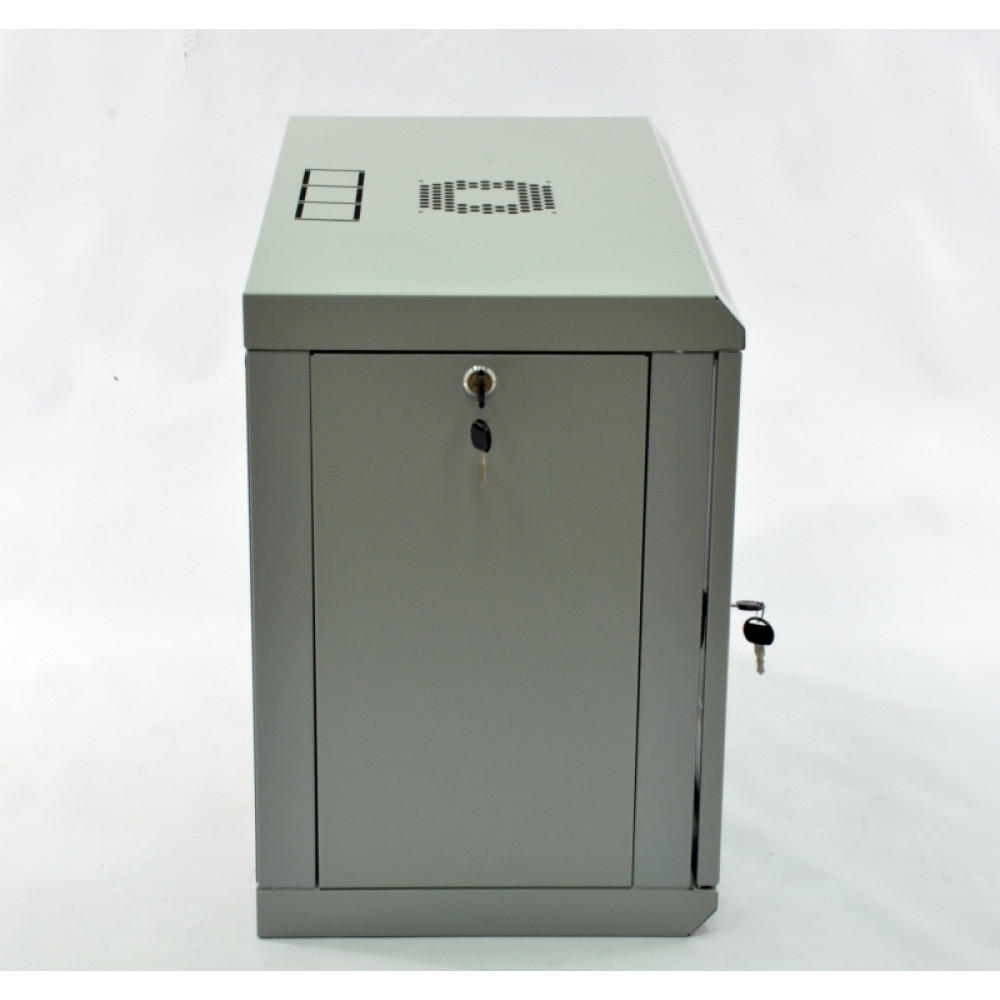 Шафа CMS 9U, 600х350х507 мм (Ш * Г * В), економ, акрилове скло, сіра (UA-MGSWL935G)