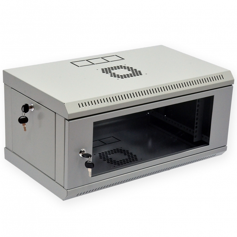 Шафа CMS 4U, 600х350х284 мм (Ш * Г * В), економ, акрилове скло, сіра (UA-MGSWL435G)