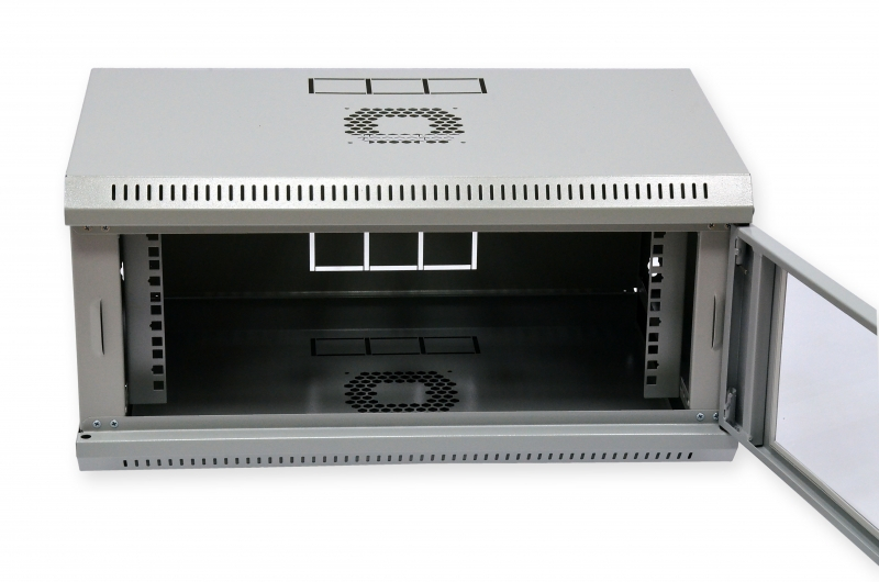 Шафа CMS 4U, 600х350х284 мм (Ш * Г * В), економ, акрилове скло, сіра (UA-MGSWL435G)
