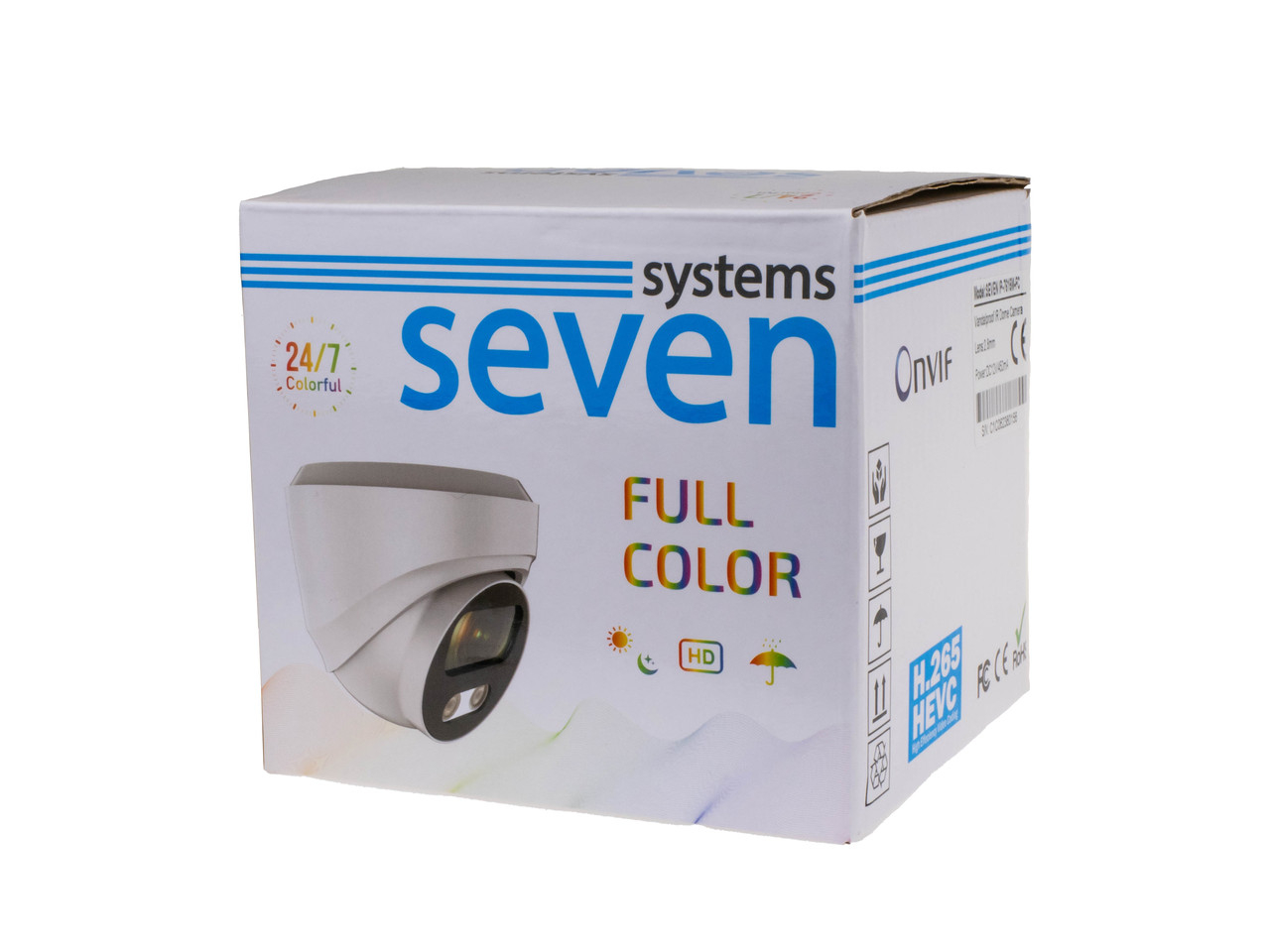 Ip відеокамера SEVEN Systems 2 Мп Full Color IP-7212PA-FC 2,8 мм (IP7212PAFC)