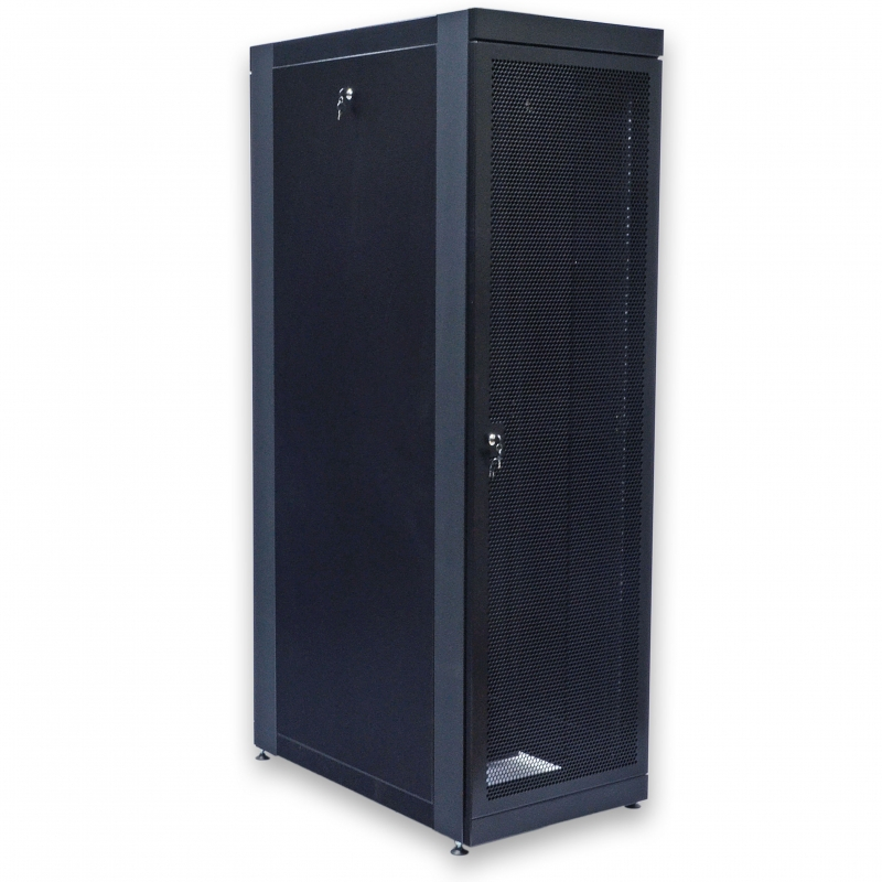 Шафа CMS 19 дюймів 42U, 610х1055 мм (Ш*Г) перфоровані двері (UA-MGSE42610MPB)