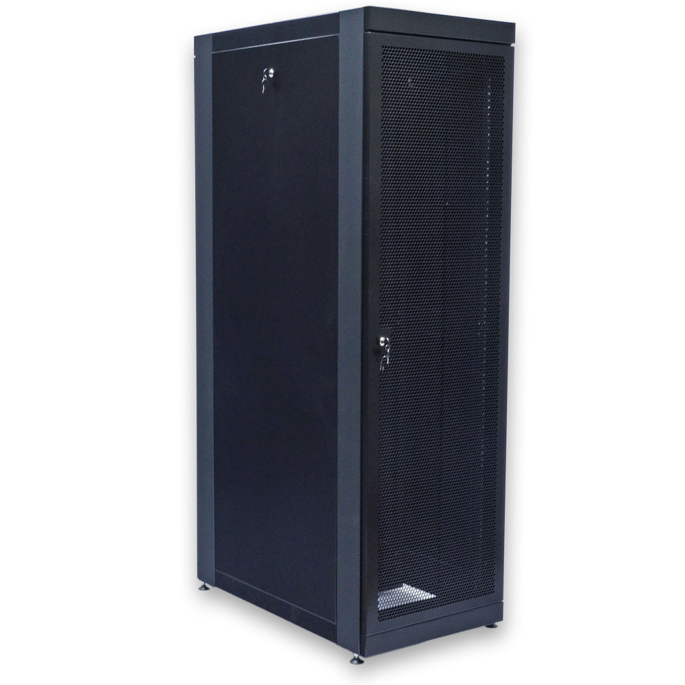 Шафа CMS 19 дюймів 33U, 610х865 мм (Ш*Г) перфоровані двері (UA-MGSE3368MPB)