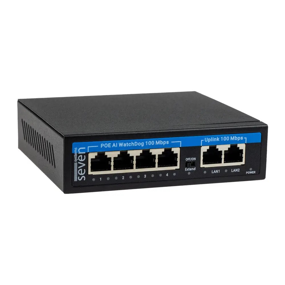 Комплект відеоспостереження SEVEN Systems 2 купольні 2 Мп IP-камери IP-7212B2-2MP (IP-7212B2-2MP)