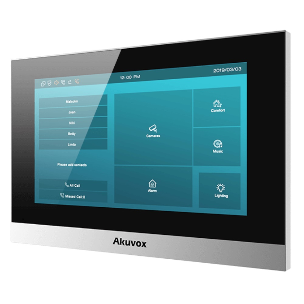 IP домофон Akuvox C313N Silver