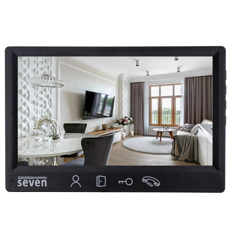 Комплект домофону SEVEN Systems DP-7571/02Kit black (DP7571/02Kitb)
