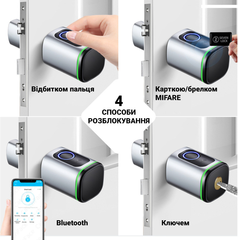 Замок Seven Lock SL-7773BF black (SL7773BFb)