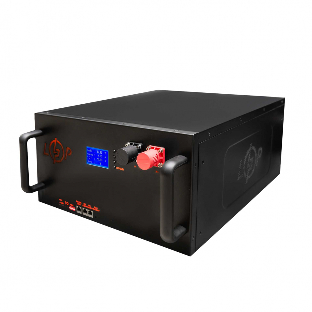 Акумулятор LogicPower LiFePO4 51,2V - 160 Ah (8192Wh) (BMS 200A/100А) LCD метал RM Smart