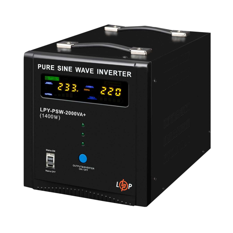 Джерело безперебійного живлення LogicPower LPY-PSW-2000VA+ (1400Вт) 10A/20A 24V