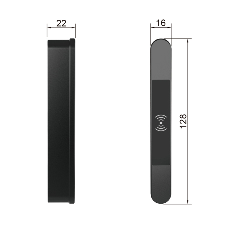 Замок Seven Lock Мебельний RFID R-16