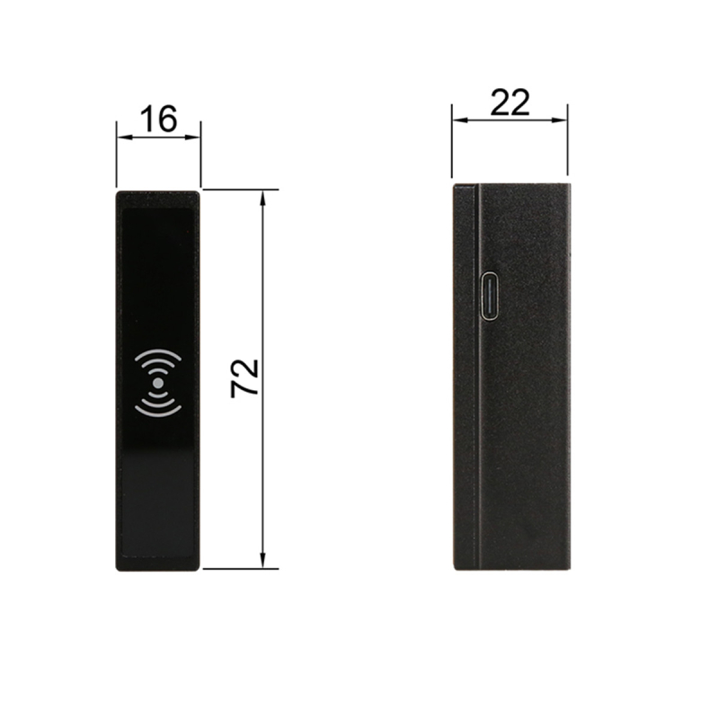 Замок Seven Lock RFID мебельний R-15