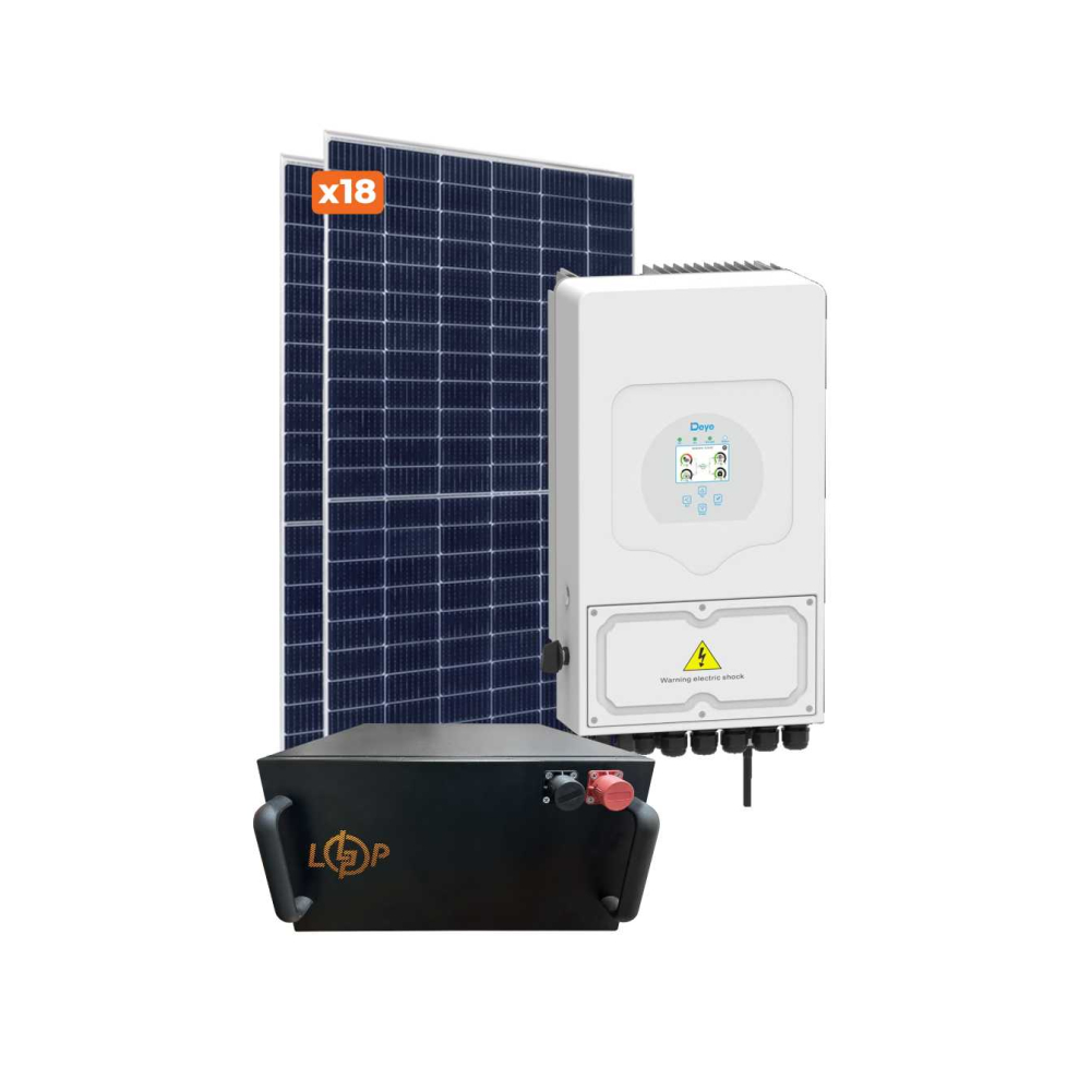Автономне джерело живлення з сонячною панеллю DEYE for LP 8 kW GRID АКБ-8,1 kW