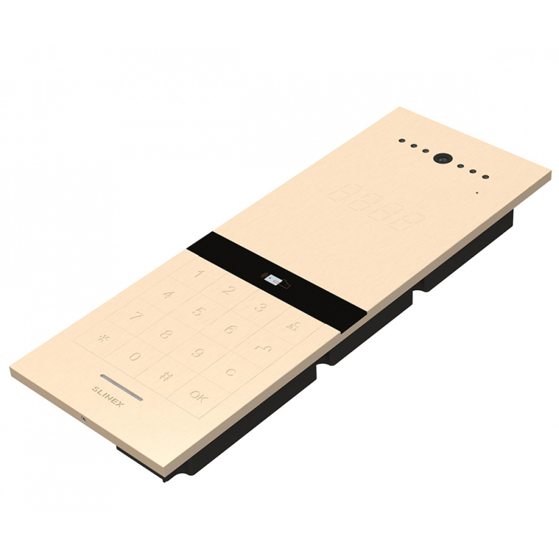Виклична ІР панель Slinex Sitara Bio (gold) для IP-домофонів (105952)