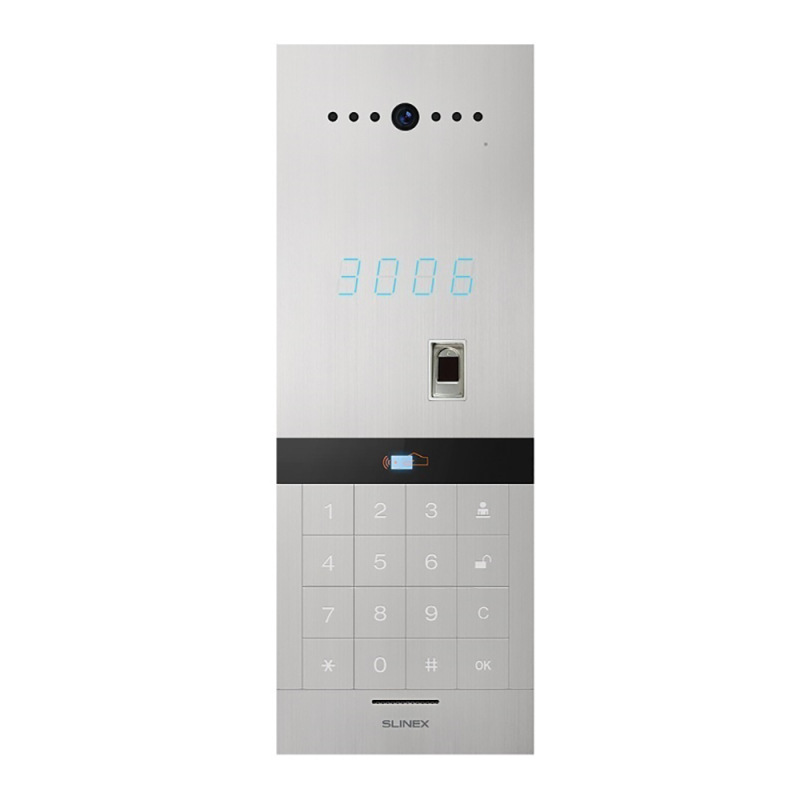 Виклична ІР панель Slinex Sitara Bio (silver) для IP-домофонів (105953)