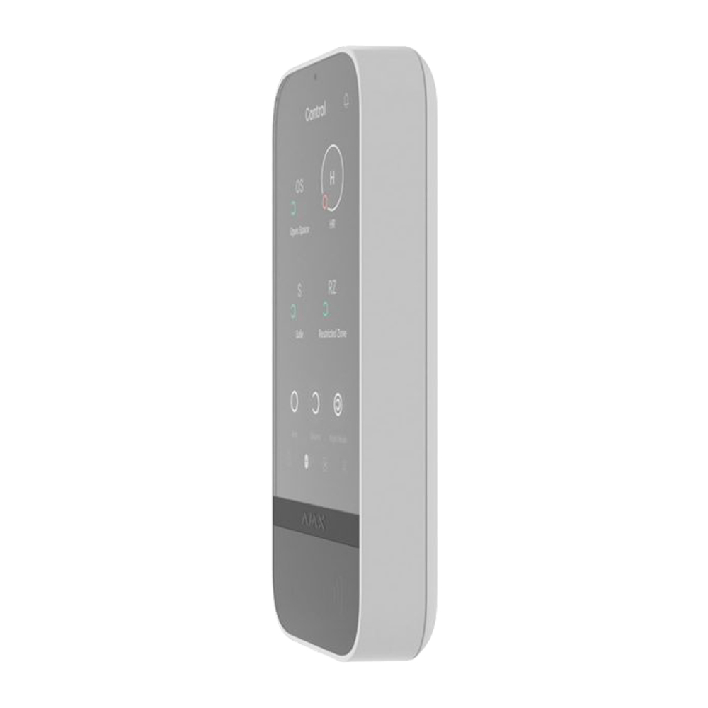 Клавіатура Ajax KeyPad TouchScreen біла (white)
