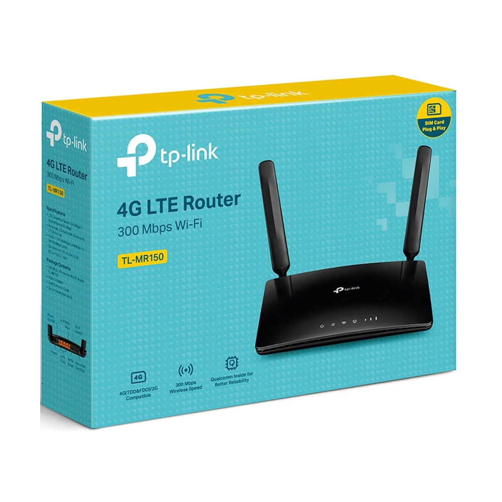 Маршрутизатор TP-Link TL-MR150 N300 4G LTE Wi-Fi (143697)