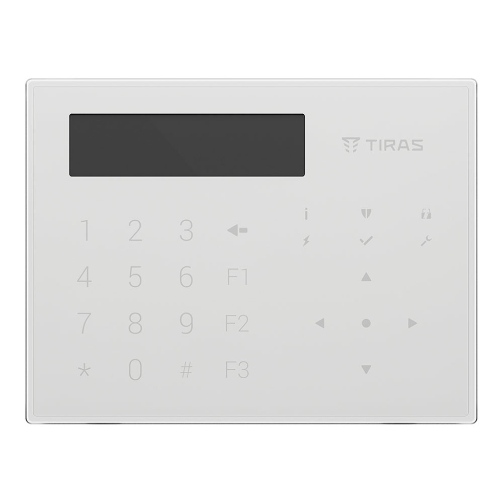 Клавіатура Tiras K-GLCD (white) (108440)